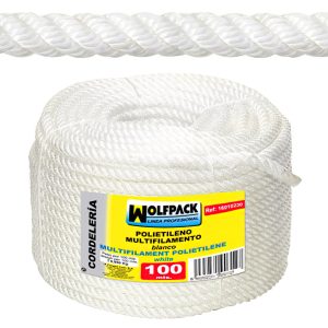Cuerda Polipropileno Multifilamento (Rollo 100 m.)  18 mm.