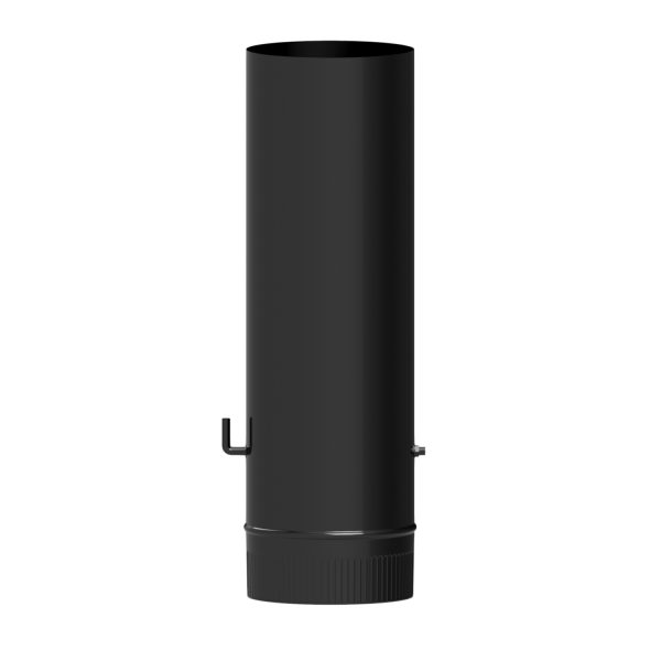 Wolfpack Tubo de Estufa Acero Vitrificado Negro Ø 110 mm. Con llave Estufas de Leña