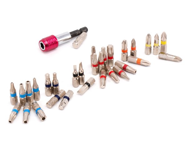 ACCESORIOS PARA ATORNILLADOR SET DE PUNTAS – 32 PIEZAS STAYER