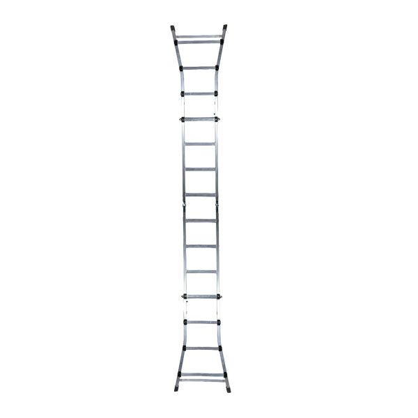 Escalera Telescópica Aluminio  3+3 Peldaños Perfil 67 mm. - Imagen 5