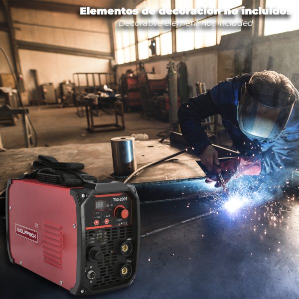 Soldadura Inverter Wolfpack TIG 200 A MMA 160 A - Imagen 7