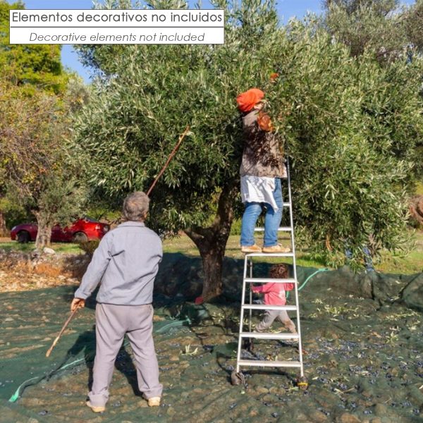 Mantas Aceituna 8 x 12 Metros. Multiusos 100% Hdpe Gramaje 90 Gr/m2. Reforzada, Con Ojales, Mantos Aceituna, Fardos Aceituna, - Imagen 7