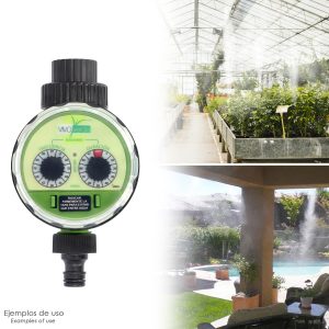 PROGRAMADOR NEBULIZACION/RIEGO JARDIN, ANALOGICO GRIFOS 3/4