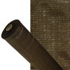 malla sombreo. Rollo 100 metros. Color Marron